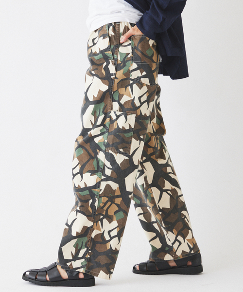 JOURNAL STANDARD relume（ジャーナルスタンダード　レリューム）の「バイオウォッシュ バリアスパターン ペインターパンツ（その他パンツ・メンズ・ベージュ/マスタード/ベージュ系その他/グレー/カーキ/アイボリー・SMALL/LARGE/MEDIUM）」の14枚目の写真