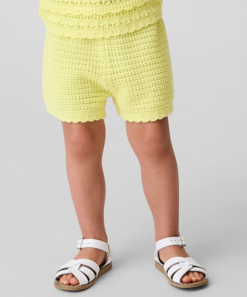GAP(ギャップ)の「クロシェ プルオンショートパンツ (幼児・ベビー)(その他パンツ・キッズ・マルチ/ピンク/イエロー・70cm/80cm/90cm/95cm/100cm/105cm/110cm)」の2枚目の写真