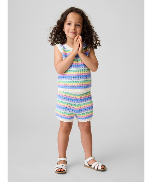 GAP(ギャップ)の「クロシェ プルオンショートパンツ (幼児・ベビー)(その他パンツ・キッズ・マルチ/ピンク/イエロー・70cm/80cm/90cm/95cm/100cm/105cm/110cm)」の6枚目の写真