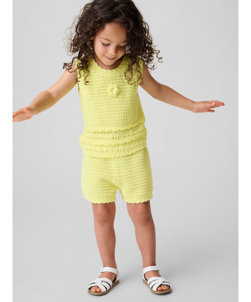 GAP(ギャップ)の「クロシェ プルオンショートパンツ (幼児・ベビー)(その他パンツ・キッズ・マルチ/ピンク/イエロー・70cm/80cm/90cm/95cm/100cm/105cm/110cm)」の4枚目の写真