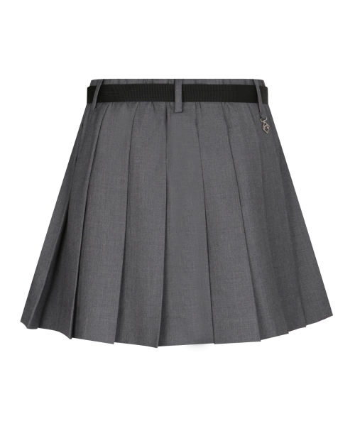 MONDAYFLOW（マンデーフロー）の「プリーツスカート（ベルトセット）_グレー（スカート・レディース・その他・X-SMALL/SMALL/MEDIUM/LARGE）」の3枚目の写真