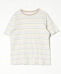 HEAD PORTER PLUS（ヘッドポータープラス）の「ボーダー柄半袖Tシャツ（Tシャツ/カットソー）」