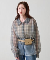 セール】【マルチウェイ】バタフライフリルブラウス（シャツ/ブラウス 