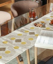 a.depeche(�A�f�y�V��)�́ya.depeche/�A�f�y�V���z�e�[�u�������i�[�@mon chemin tablerunner 120 vague(�����`�����}�b�g/�e�[�u���E�F�A)