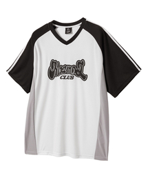 スポーティエアメッシュ半袖ジャージTシャツブラック