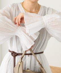 RIVE DROITE | 予約【着映え】コットンペプラムギャザーブラウス(シャツ/ブラウス)
