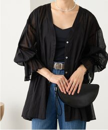 RIVE DROITE | 予約【着映え】コットンペプラムギャザーブラウス(シャツ/ブラウス)