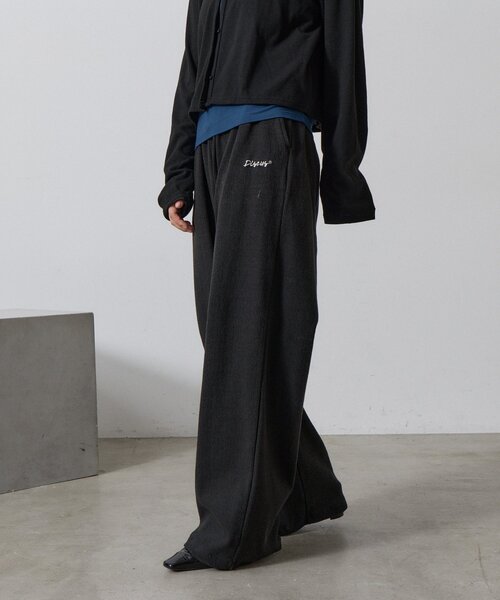 goocy(グーシー)の「【DISCUS】楊柳イージーパンツ(その他パンツ・レディース・ブラック/ライトグレー・LARGE/MEDIUM)」の3枚目の写真