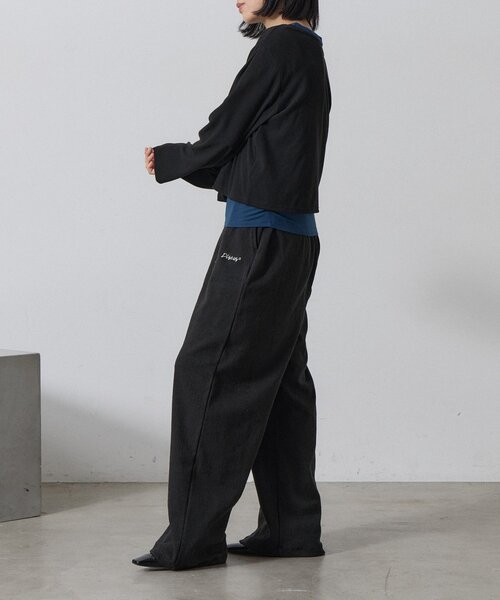 goocy(グーシー)の「【DISCUS】楊柳イージーパンツ(その他パンツ・レディース・ブラック/ライトグレー・LARGE/MEDIUM)」の9枚目の写真