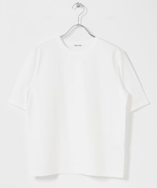 FORK&SPOON(フォークアンドスプーン)の「FORK&SPOON BASIC5/S T-SHIRTS(Tシャツ/カットソー・レディース・パープル/オフホワイト/ブラック/ブラウン・1)」の10枚目の写真