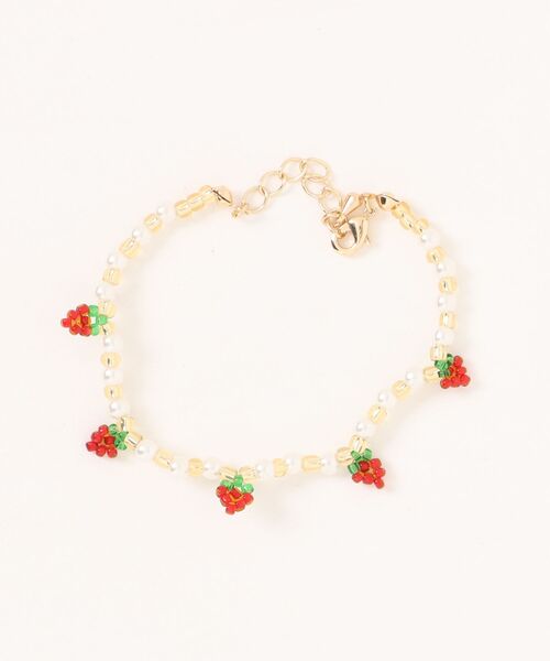 flower（フラワー）の「フレッシュブルームブレスレット（ブレスレット・レディース・パープル/レッド/ピンク・FREE）」の16枚目の写真