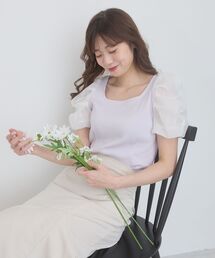MAJESTIC LEGON | シアースリーブトップス(Tシャツ/カットソー)