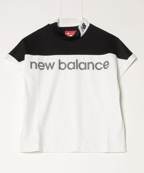 new balance golf シャツM-L相当 セール】【new balance golf】フレンチスリーブ モックネック プル