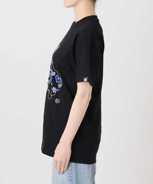 SAGE(セージ)の「SAGE / セイジ 別注 Heart-Filled FROG S/S Tee(Tシャツ/カットソー・メンズ・ブラック/ブルー/ピンク・LARGE/MEDIUM)」の5枚目の写真