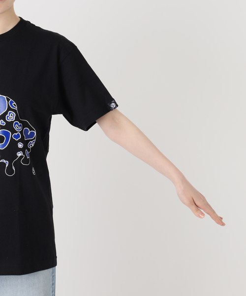 SAGE(セージ)の「SAGE / セイジ 別注 Heart-Filled FROG S/S Tee(Tシャツ/カットソー・メンズ・ブラック/ブルー/ピンク・LARGE/MEDIUM)」の8枚目の写真