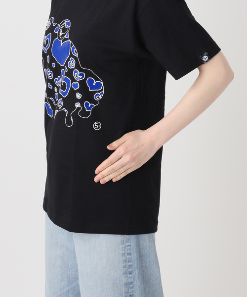 SAGE(セージ)の「SAGE / セイジ 別注 Heart-Filled FROG S/S Tee(Tシャツ/カットソー・メンズ・ブラック/ブルー/ピンク・LARGE/MEDIUM)」の9枚目の写真