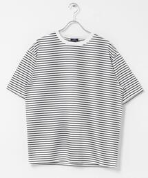 ITEMS URBANRESEARCH | ポンチボーダー ショートスリーブカットソー(Tシャツ/カットソー)