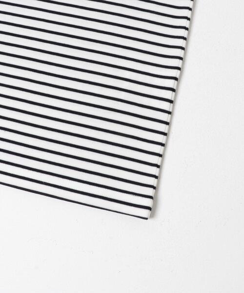 ITEMS URBANRESEARCH(アイテムズ アーバンリサーチ)の「ポンチボーダー ショートスリーブカットソー(Tシャツ/カットソー・メンズ・ブルー/ネイビー/ブラック・MEDIUM/LARGE)」の20枚目の写真