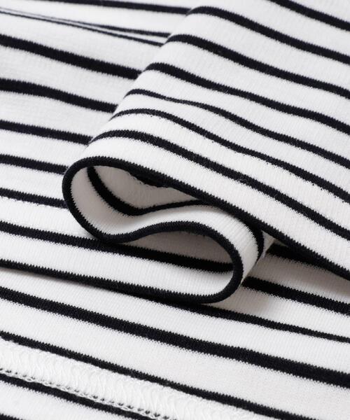 ITEMS URBANRESEARCH(アイテムズ アーバンリサーチ)の「ポンチボーダー ショートスリーブカットソー(Tシャツ/カットソー・メンズ・ブルー/ネイビー/ブラック・MEDIUM/LARGE)」の22枚目の写真