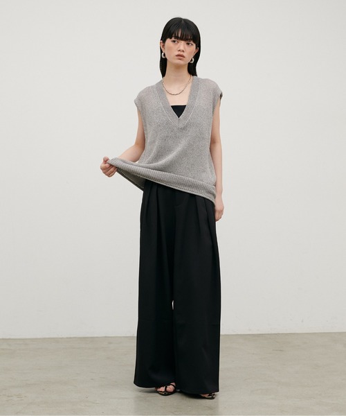 LARUTA（ラルータ）の「【LARUTA】タックワイドパンツ（スラックス・レディース・その他1/ブラウン/ブラック・FREE）」の20枚目の写真