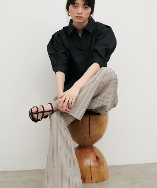 LARUTA（ラルータ）の「【LARUTA】タックワイドパンツ（スラックス・レディース・その他1/ブラウン/ブラック・FREE）」の17枚目の写真