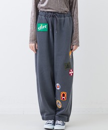 ワッペントンプキン裏毛ルーミィパンツ