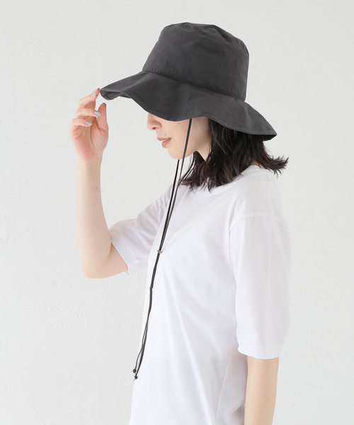 FRAMeWORK(フレームワーク)の「p cnq/パークニック RUY 撥水 HAT(ハット・レディース・ベージュ/スミクロ・FREE)」の13枚目の写真