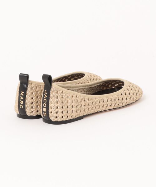 MARC JACOBS(マークジェイコブス)の「【NEW】THE CROCHET LACE UP BALLERINA/ザ クロシェ レース アップ バレリーナ(バレエシューズ・レディース・クリア/ゴールド系その他6・36/37)」の3枚目の写真