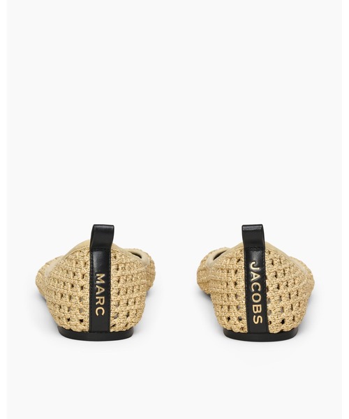 MARC JACOBS(マークジェイコブス)の「【NEW】THE CROCHET LACE UP BALLERINA/ザ クロシェ レース アップ バレリーナ(バレエシューズ・レディース・クリア/ゴールド系その他6・36/37)」の9枚目の写真