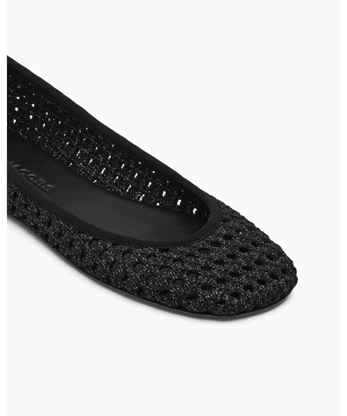 MARC JACOBS(マークジェイコブス)の「【NEW】THE CROCHET LACE UP BALLERINA/ザ クロシェ レース アップ バレリーナ(バレエシューズ・レディース・クリア/ゴールド系その他6・36/37)」の12枚目の写真