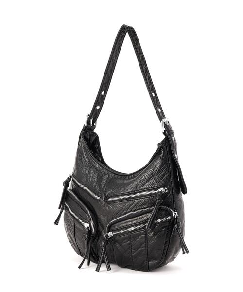 SIS（エスアイエス）の「SIS/エスアイエス/PU Leather Shoulder Bag（ショルダーバッグ・レディース・ブラック・F）」の9枚目の写真
