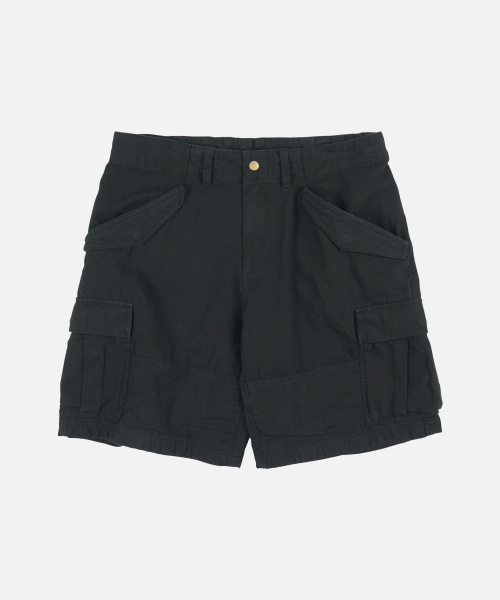 FRIZMWORKS(フリズムワークス)の「CANVAS ESSENTIAL CARGO SHORTS _ BLACK(その他パンツ・メンズ・その他・SMALL/MEDIUM/LARGE/X-LARGE)」の1枚目の写真