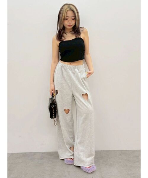 EVRIS(エヴリス)の「【パッド付】ビジューショルダーレースコルセットトップス 夏服(キャミソール・レディース・ブラック/ホワイト/ピンク・FREE)」の22枚目の写真
