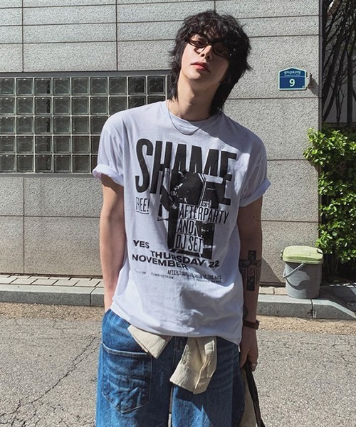 NOWLE(ノウル)の「【NOWLE】グランジ パンク グラフィックTシャツ 半袖 / バンドT風 ルーズT(Tシャツ/カットソー・メンズ・ホワイト・LARGE/MEDIUM/X-LARGE)」の16枚目の写真