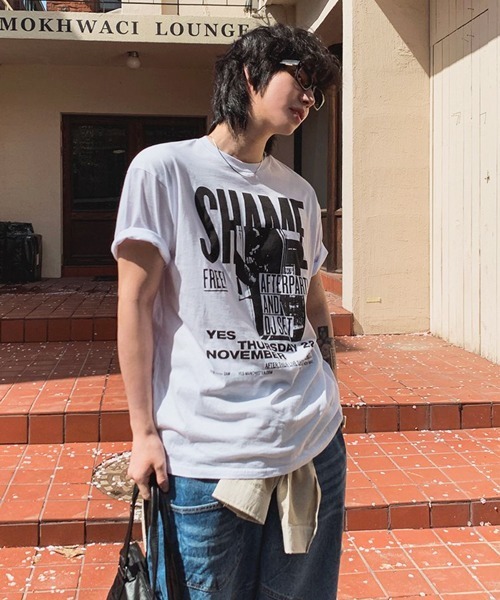 NOWLE(ノウル)の「【NOWLE】グランジ パンク グラフィックTシャツ 半袖 / バンドT風 ルーズT(Tシャツ/カットソー・メンズ・ホワイト・LARGE/MEDIUM/X-LARGE)」の12枚目の写真