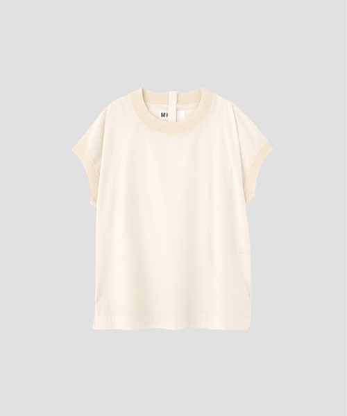 MHL.(エムエイチエル)の「GARMENT DYED COTTON POPLIN(シャツ/ブラウス・レディース・ネイビー/オフホワイト・2/1)」の10枚目の写真