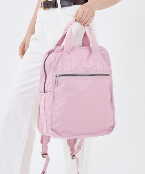 LeSportsac(レスポートサック)の「CR URBAN BACKPACK ソフトモーブC(バックパック/リュック・レディース・ピンク・FREE)」の2枚目の写真