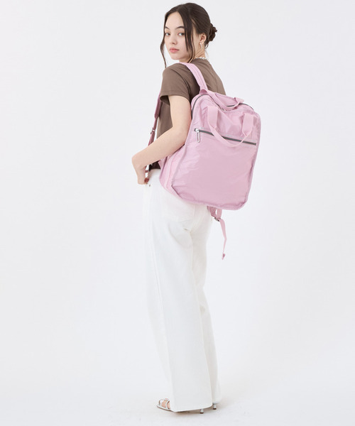 LeSportsac(レスポートサック)の「CR URBAN BACKPACK ソフトモーブC(バックパック/リュック・レディース・ピンク・FREE)」の3枚目の写真
