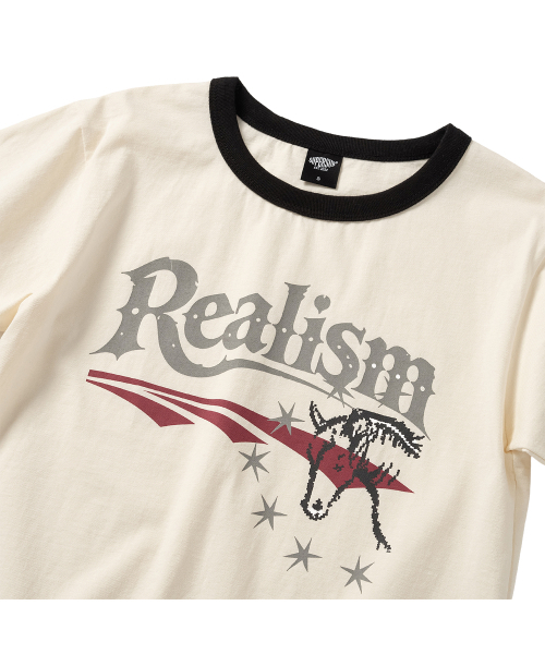 SUPERSUB(スーパーサブ)の「リアリズムリンガー半袖Tシャツ-クリーム(Tシャツ/カットソー・レディース・その他・MEDIUM/LARGE/SMALL)」の7枚目の写真