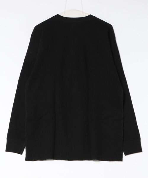 HANES（ヘインズ）の「HANES/ヘインズ HM4-E202 ロンT（Tシャツ/カットソー・メンズ・ホワイト/ブラック・L/XL/M）」の3枚目の写真