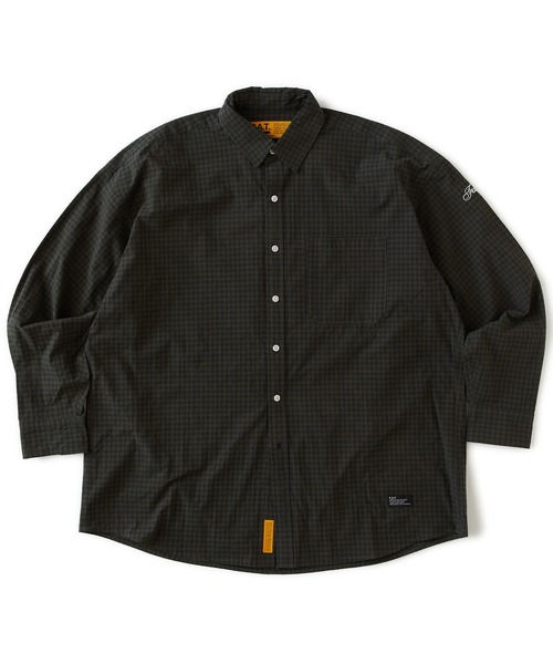 FAT(エフエイティー)の「GIGACLOTH(シャツ/ブラウス・メンズ・ブラウン/グリーン/オフホワイト・JUMBO(XXL)/FAT(XL)/SKINNY(L))」の3枚目の写真