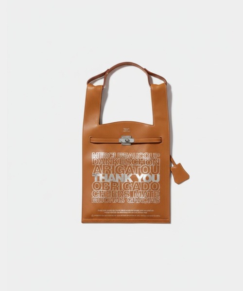 beautiful people(ビューティフルピープル)の「gratitude large market bag(トートバッグ・レディース・ブラック/グレー/グレイッシュベージュ/キャメル・FREE)」の4枚目の写真