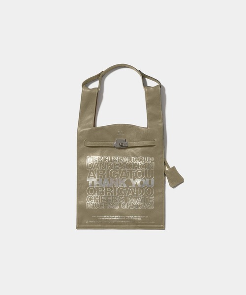 beautiful people(ビューティフルピープル)の「gratitude large market bag(トートバッグ・レディース・ブラック/グレー/グレイッシュベージュ/キャメル・FREE)」の3枚目の写真