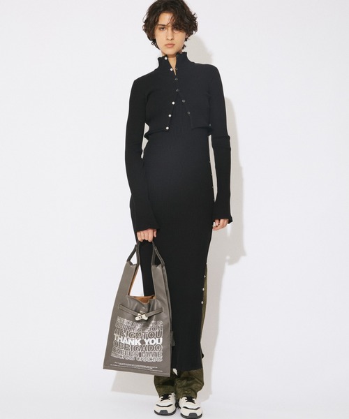 beautiful people(ビューティフルピープル)の「gratitude large market bag(トートバッグ・レディース・ブラック/グレー/グレイッシュベージュ/キャメル・FREE)」の7枚目の写真