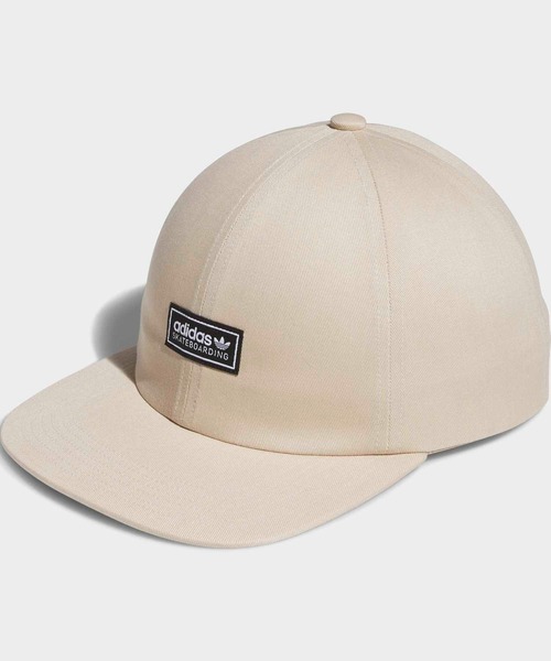 adidas（アディダス）の「スケートボーディング ローキー 6パネル キャップ / アディダスオリジナルス adidas Originals（キャップ・メンズ・ベージュ/ブラック・LARGE）」の2枚目の写真