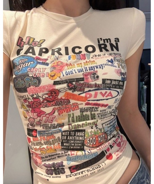 inst.ALL(インストール)の「グラフィックロゴタイトTシャツ(Tシャツ/カットソー・レディース・ホワイト・M)」の16枚目の写真