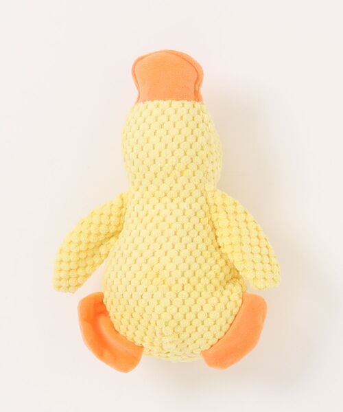 NOLITA LABORATORY(ノリータラボラトリー)の「【 NOLITA / ノリータ 】アヒル ドッグトイ Sサイズ / 音が鳴る 犬用おもちゃ ピコピコ ぬいぐるみトイ ペット玩具 小型犬 中型犬(ペット用おもちゃ・レディース・イエロー・FREE)」の3枚目の写真