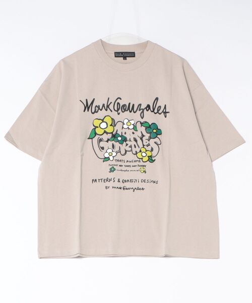 Port(ポート)の「【 Mark Gonzales / マークゴンザレス 】 DAISY LOGO Tシャツ(Tシャツ/カットソー・メンズ・ベージュ/ブラック/ホワイト・XL/M/L)」の3枚目の写真