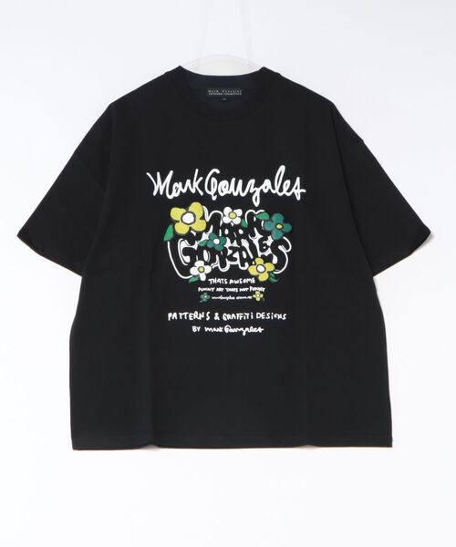 Port(ポート)の「【 Mark Gonzales / マークゴンザレス 】 DAISY LOGO Tシャツ(Tシャツ/カットソー・メンズ・ベージュ/ブラック/ホワイト・XL/M/L)」の2枚目の写真