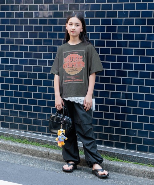 BAYFLOW(ベイフロー)の「ジュニアライン(140~160)【Howdy(ハウディ)】パラシュートパンツ(その他パンツ・キッズ・ブラック/グレイッシュベージュ/ピンク・140cm/160cm/150cm)」の21枚目の写真